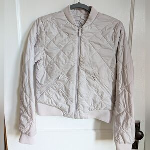 Lululemon Non Stop Quilted Reversible Bomber Jacket‎ 6 Warm Two Ways